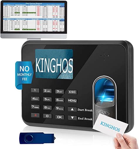 kinghos free software fingerprint time clock